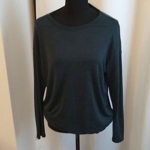 Philosophy Dark Green Long Sleeve Tee